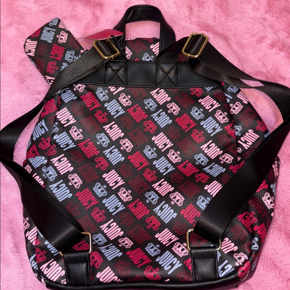 NWT Juicy Couture JC Royal Sport Backpack Multilogo - Picture 8 of 8